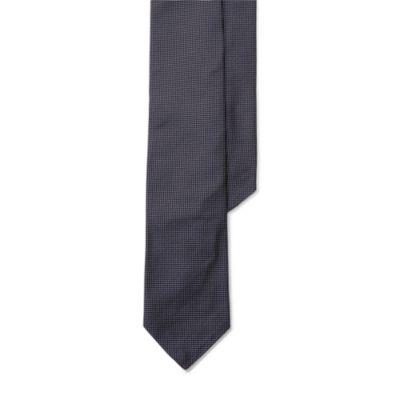 Ralph Lauren Pin Dot Silk Tie Navy
