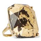 Ralph Lauren Gold-foiled Teakwood Ring Gold