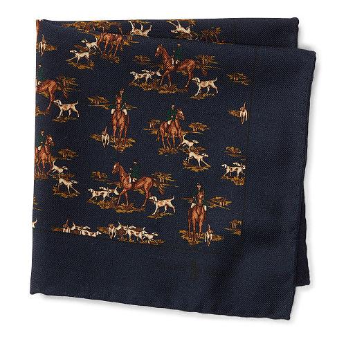 Polo Ralph Lauren Hunting Wool Pocket Square