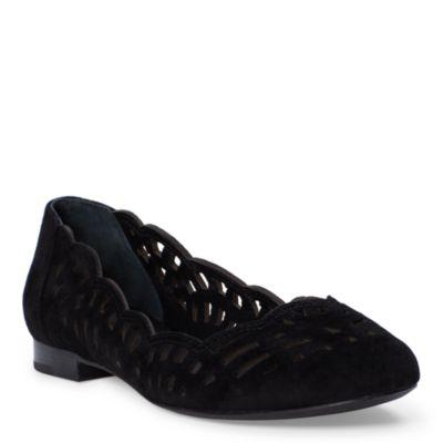 Ralph Lauren Caley Suede Flat Black
