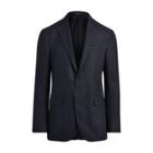 Ralph Lauren Polo Glen Plaid Sport Coat Dark Navy And Black