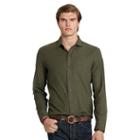 Polo Ralph Lauren Cotton Jacquard Sport Shirt Alpine Heather