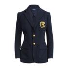 Ralph Lauren Knit Cotton Blazer Aviator Navy