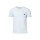 Ralph Lauren Custom Fit Striped T-shirt Coastal Blue/white