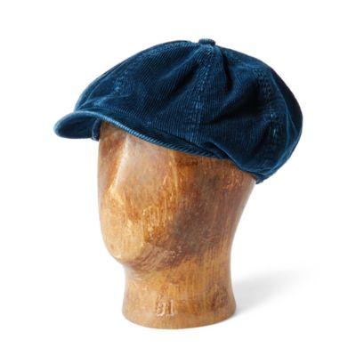 Ralph Lauren Corduroy Newsboy Cap Indigo