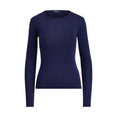 Ralph Lauren Cotton Long-sleeve T-shirt Cruise Navy