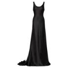 Ralph Lauren Connor Mesh Gown Black