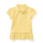 Ralph Lauren Eyelet-hem Mesh Polo Shirt Wicket Yellow 3m