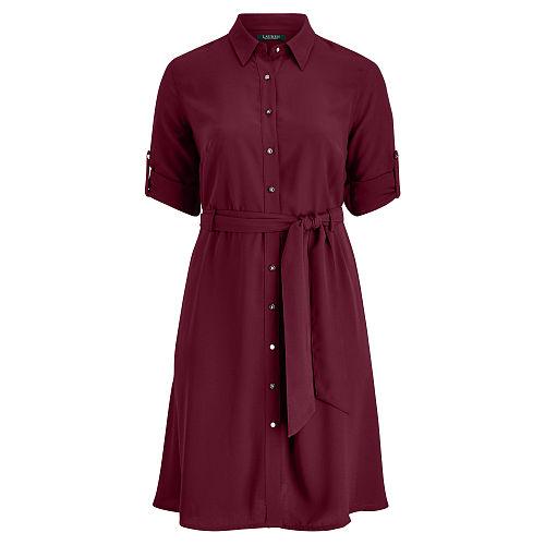 Ralph Lauren Lauren Woman Georgette Shirtdress