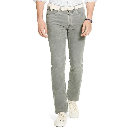 Polo Ralph Lauren Varick Slim Straight Corduroy Loft Grey