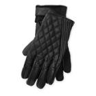 Polo Ralph Lauren Quilted Leather Racing Gloves Polo Black/black