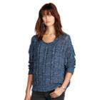 Ralph Lauren Denim & Supply Fringed Cotton Sweater Blue Multi