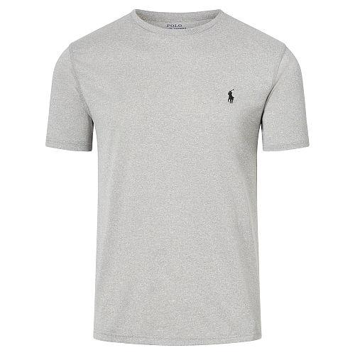 Polo Ralph Lauren Performance Jersey T-shirt Salt And Pepper Heathr