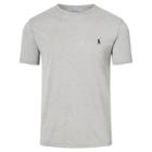 Polo Ralph Lauren Performance Jersey T-shirt Salt And Pepper Heathr