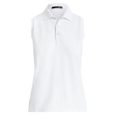 Ralph Lauren Tailored Fit Golf Polo Shirt Pure White