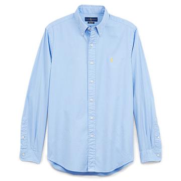 Polo Ralph Lauren Standard Fit Cotton Shirt Spinnaker Blue