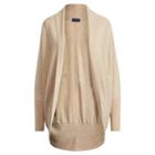 Ralph Lauren Open-front Cardigan Beige Heather