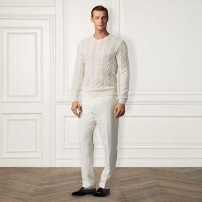 Ralph Lauren Cable-knit Cashmere Sweater Classic Cream