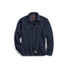 Ralph Lauren Knit Wool-cashmere Shirt Navy