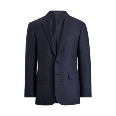 Ralph Lauren Glen Plaid Sport Coat Navy And Black