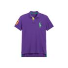 Ralph Lauren Custom Slim Fit Mesh Polo Wild Orchid