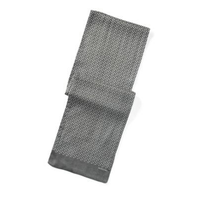 Ralph Lauren Print Reversible Scarf Perfect Grey