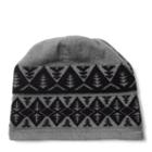 Polo Ralph Lauren Geometric Wool-blend Beanie Black/charcoal