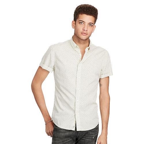 Ralph Lauren Denim & Supply Slim Anchor Cotton Shirt Anchor Print