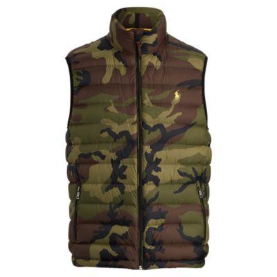 Ralph Lauren Camo Packable Down Vest Vintage Surplus Camo 3xl Tall
