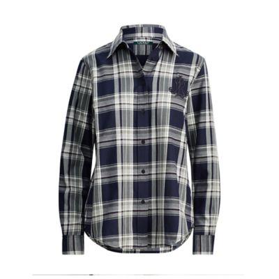 Ralph Lauren Plaid Twill Shirt Blue Multi