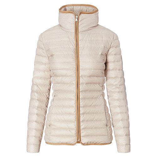 Ralph Lauren Lauren Tweed-print Quilted Jacket Wheat
