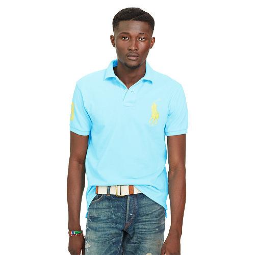 Polo Ralph Lauren Slim-fit Big Pony Polo Shirt French Turquoise