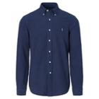 Polo Ralph Lauren Garment-dyed Cotton Shirt Basic Royal