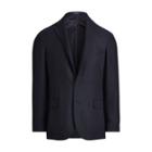 Ralph Lauren Morgan Basket-weave Sport Coat Navy And Black