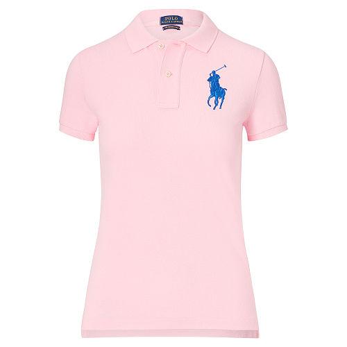 Polo Ralph Lauren Skinny Fit Big Pony Polo Shirt Taylor Rose