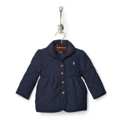 Ralph Lauren Quilted Barn Jacket Aviator Navy 6m