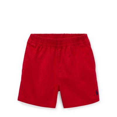 Ralph Lauren Cotton Chino Pull-on Short Red 6m
