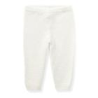 Ralph Lauren Knit Cotton Pull-on Pant Antique White 24m