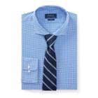 Ralph Lauren Slim Fit Plaid Poplin Shirt 2278 Blue/white