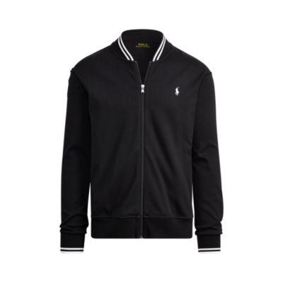 Ralph Lauren Cotton Interlock Bomber Jacket Polo Black 1x Big