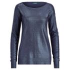 Ralph Lauren Lauren Petite Metallic Cotton-blend Sweater