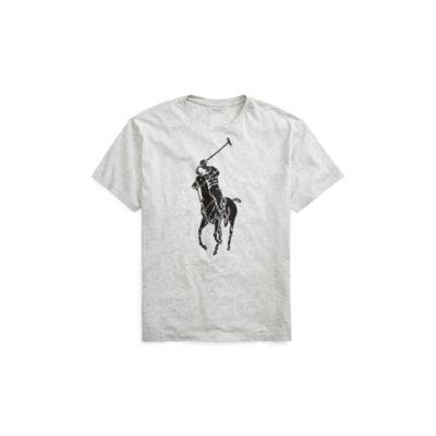 Ralph Lauren Classic Fit Cotton T-shirt Andover Heather/black
