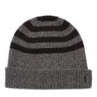 Polo Ralph Lauren Rib-knit Wool-cashmere Hat Charcoal/black