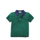 Ralph Lauren Cotton Mesh Polo Shirt Bush Green 3m