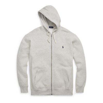 Ralph Lauren Fleece Full-zip Hoodie Light Sport Heather 2x Big