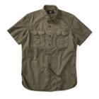 Ralph Lauren Rrl Cotton Twill Workshirt Olive