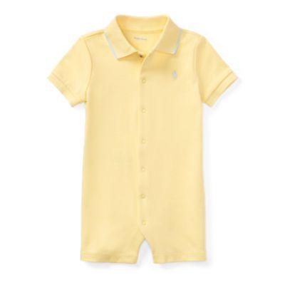 Ralph Lauren Cotton Interlock Polo Shortall Wicket Yellow 3m