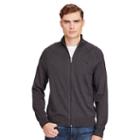 Polo Ralph Lauren Cotton Full-zip Sweater Dark Granite Heather