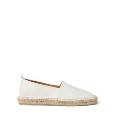 Ralph Lauren Bowsworth Linen Espadrille Cream