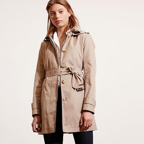 Ralph Lauren Lauren Cotton-blend Trench Coat Sand